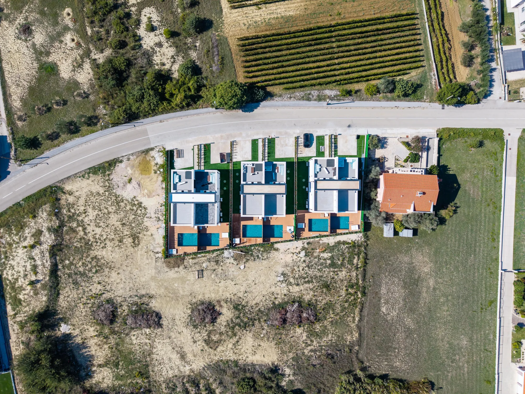 Kompleks vila iz zraka